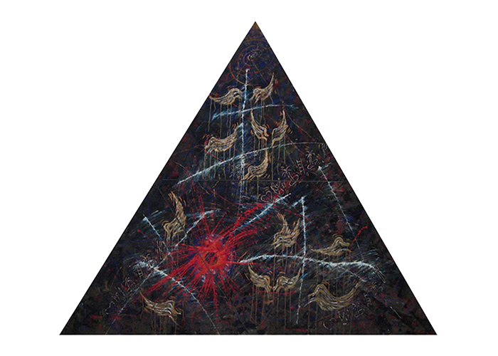 heilig • 4teilig 260 x 240 cm • Acryl auf Leinwand